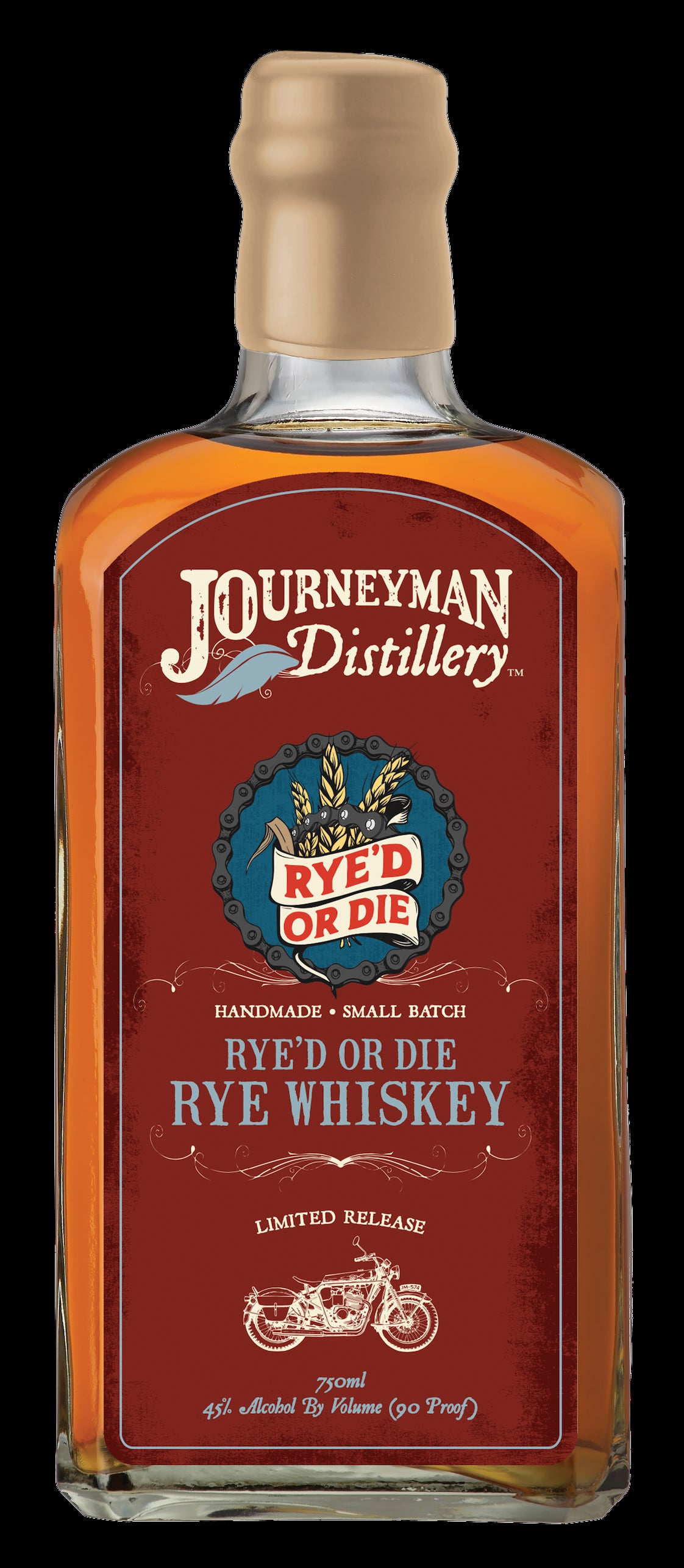 Journeyman Rye'd or Die x Janus Motorcycles Rye 750ML